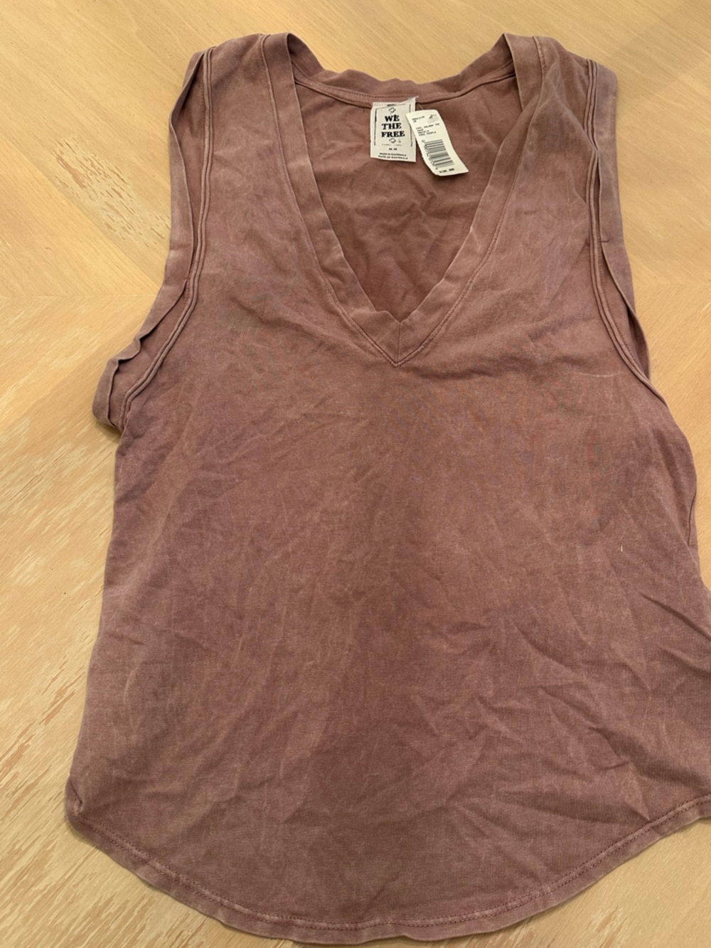 We The Free mauve tank top new with tags